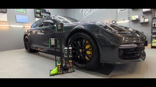 Carcleaning  Detailing met Piet  Porsche Panamera Turbo S Hybrid [upl. by Barthol467]