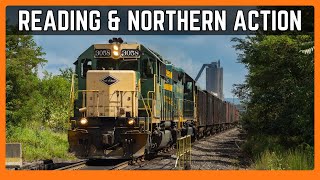 A Sunday on the Reading amp Northern  RDCs and Freight Trains [upl. by Jerold]