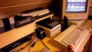 EasyFlash3 am C64 mit Lauflicht Modding [upl. by Ellesij]