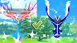 SHINY LEGENDARIES xerneas amp yveltal returns in pokemon go raids [upl. by Nimrahc]