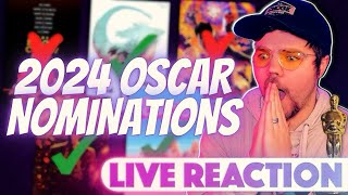 2024 Oscar Nominations Live REACTION [upl. by Bonny]