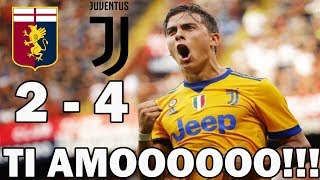 Genoa  JUVENTUS 24  DYBALA TI AMOOOOO [upl. by Caresse]