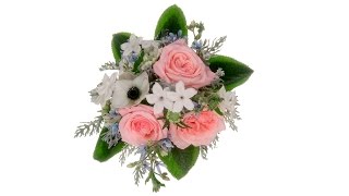 Romantic Tussie Mussie Styled Bridal Bouquet [upl. by Vivl]