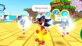 NINJA SHADOW PART 3  SONIC SPEED SIMULATOR [upl. by Oswal]