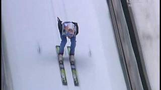 Łukasz Rutkowski Planica 2010 konkurs drużynowy 143m [upl. by Mixie]