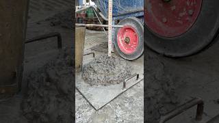 Slump Concrete 200mm youtubeshorts shorts short stone concrete construction cement [upl. by Suivatnod121]