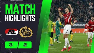 AZ Alkmaar 32 Elfsborg Comeback Thriller  UEFA Europa League [upl. by Aerbua]