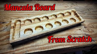 Making a Mancala Board without Gouges [upl. by Schulze]