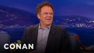 John C Reilly Got Into Drama By Pretending To Be Bacon  CONAN on TBS [upl. by Gisser]