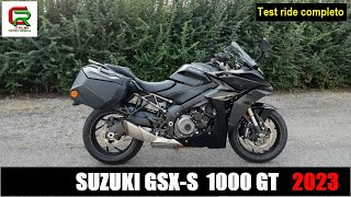 Suzuki GSXS 1000 GT 2023 test ride completo English subtitles [upl. by Belac]