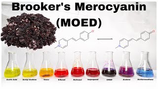 Brookers Merocyanin  Synthesis  MOED [upl. by Feodora489]