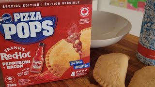 PIZZA POPSLIMITED EDITION FRANKS PEPPERONI amp BACON REVIEW review pizzapop Franks subscribe [upl. by Micco]