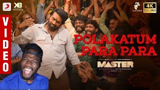 Master  Polakatum Para Para Video  ThalapathyVijay VijaySethupathi AnirudhRavichander REACTION [upl. by Byrann]