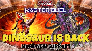 NEW DINOSAUR SUPPORT amp COMBO GROUND XENO IS HERE YuGiOh Master Duel [upl. by Rutledge518]