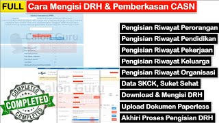 🔴FULL Tutorial Pengisian DRH PPPK Guru 2023 dari Awal Sampai Akhiri Proses Pengisian DRH PPPK 2023 [upl. by Ruth323]