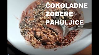 ZDRAVI BRZI DORUČAK ČOKOLADNE ZOBENE PAHULJICE PREKO NOĆI I THE HEALTHIEST CHOCOLATE OVERNIGHT OATS [upl. by Tallia988]