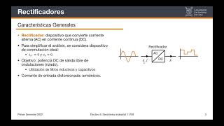 Lección 41  Rectificadores Monofásicos  Parte 1 [upl. by Naiditch712]