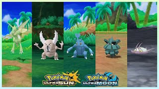 Pokemon UltraSun amp UltraMoon  ScytherPinsirHeracrossPineco amp Wimpod Locations [upl. by Sillsby]