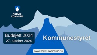 Narvik kommunestyre  Budsjett presentasjon fra rådmann  27102023 [upl. by Nyrad]