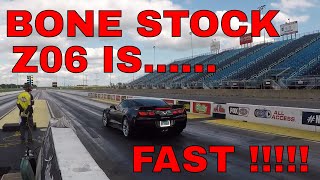 2016 Corvette Z06 Stock Quarter Mile  14 Mile [upl. by Limemann]