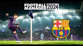 Football Manager 2024  Barcelona  Plantel  Beta version [upl. by Joceline]