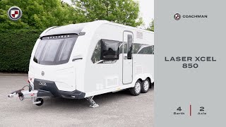 Coachman Caravan Company Ltd Laser Xcel 850 2024 Season [upl. by Solim955]