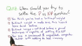 Should You Try To Solve P Vs NP  Intro to Theoretical Computer Science [upl. by Anafetse]