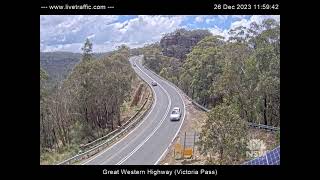 Great Western Highway Victoria Pass  2023Dec26  Australia [upl. by Yardna]