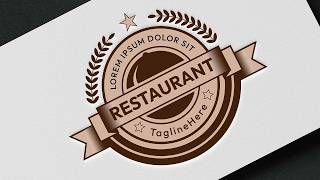 How to Create a Food and Restaurant Logo in Adobe Illustrator CC  StepbyStep Tutorial [upl. by Alphard734]