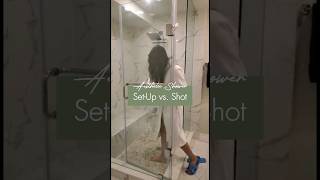 How to Film Aesthetic Shower Product Shots UGC BTS [upl. by Haidabez]