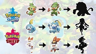 Grookey Scorbunny Sobble Evolution  Pokemon Sword amp Shield Fanart [upl. by Avis931]