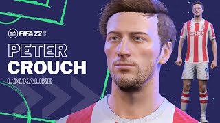 FIFA 22  PETER CROUCH Pro Clubs Look alike Build [upl. by Notsreik]