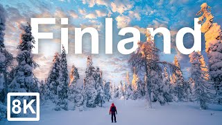 Finland in 8K ULTRA HD  Worlds happiest country  Nordic Country 60 FPS [upl. by Aihcila]