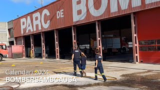 Making of calendari solidari Bombers Amb Causa 2024 [upl. by Ayotas359]