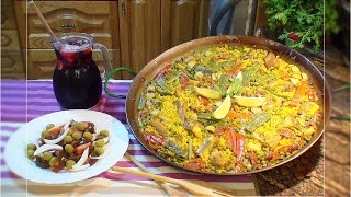 Paella de costillas con verduras  La Cocina de loli Domínguez Loli Domínguez [upl. by Tnecillim]