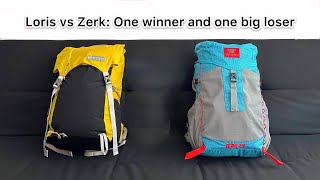 Gossamer Gear Loris vs Mountainsmith Zerk 25 [upl. by Halik999]