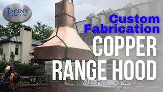 HUGE Outdoor Copper Range Hood  Custom Fabrication [upl. by Eniamrahs]