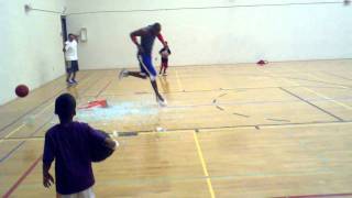 Jyron Mitchell Breaking the backboard [upl. by Zeidman]