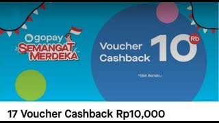 Kode Promo Gopay Gojek 17 Voucher Cashback 10 Ribu Semangat Merdeka [upl. by Anehc]