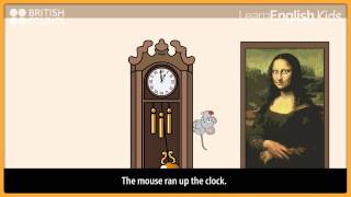 Hickory dickory dock  Nursery Rhymes amp Kids Songs  LearnEnglish Kids British Council [upl. by Hajar]