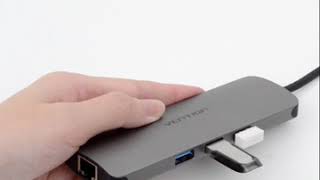 VENTION Multifunction Docking Station 9 IN 1 USB C HUB [upl. by Kyre]