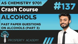 Past Paper Questions on Alcohols Part 3  Alcohols  9701 AS Chemistry UrduHindi [upl. by Gardie]