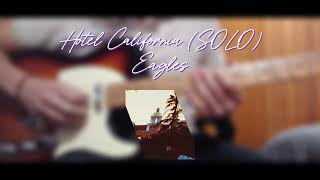 Hotel California Guitar Solo Eagles [upl. by Ardnasak]