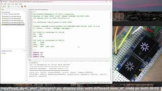 Raspberry Pi Pico 2 RP2350MicroPython display on two OLED SSD1306 I2C and SPI [upl. by Allmon]