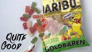 Haribo Goldbären Sauer TEST [upl. by Thebault58]