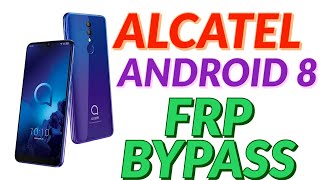 ALCATEL 3 5053k GOOGLE ACCOUNT FRP BYPASS ALCATEL 2019 ALL ANDROID 80 FR BYPASS [upl. by Howlan]