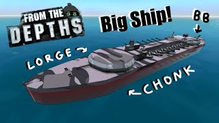 Big Battleship Full Build Lets Build x4 Speed From the Depths [upl. by Florio]