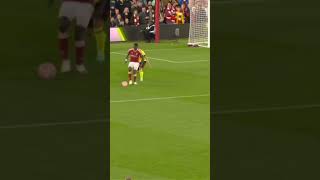 HudsonOdoi goal vs Burnley premierleague football nottingham burnley hudsonodoi [upl. by Shewchuk]