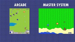 Arcade Vs Master System  Action Fighter [upl. by Blisse]