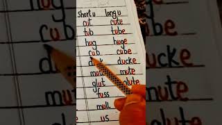 Long vowel u Short vowel u Long and short vowel u words shortvowel longvowels [upl. by Akkimat]